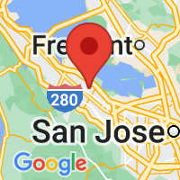 Map of Palo Alto, CA